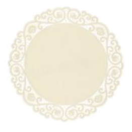 Переводные деколи Lace "Прозрачное кружево" d 35см