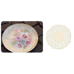 Переводные деколи Lace "Прозрачное кружево" d 12см