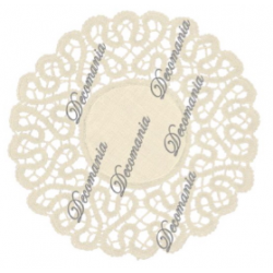 Переводные деколи Lace "Прозрачное кружево" d 12см