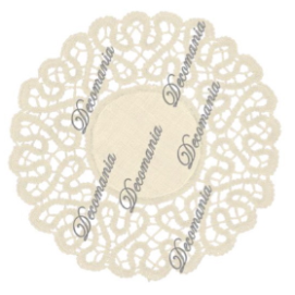 Переводные деколи Lace "Прозрачное кружево" d 12см