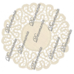 Переводные деколи Lace "Прозрачное кружево" d 17см