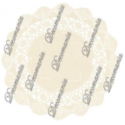 Переводные деколи Lace "Прозрачное кружево 2" d 14см