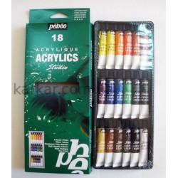 Набір акрилових фарб "Studio" в картон.коробці (18 х12мл) Набір акрилових фарб "Studio" в картон.коробці (18 х12мл)