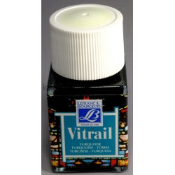 Lefranc фарба вітражна Vitrail 50 мл, 050 Turquoise blue (Бірюзовий) Lefranc фарба вітражна Vitrail 50 мл, 050 Turquoise blue (Бірюзовий)
