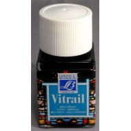 Lefranc фарба вітражна Vitrail 50 мл, 087 Cyan (Блакитний)