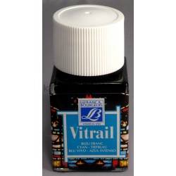 Lefranc фарба вітражна Vitrail 50 мл, 087 Cyan (Блакитний) Lefranc фарба вітражна Vitrail 50 мл, 087 Cyan (Блакитний)