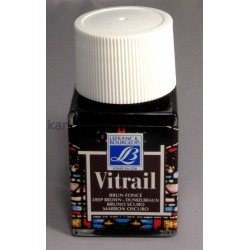 Lefranc фарба вітражна Vitrail 50 мл, 102 Deep brown (Темно-коричневий) Lefranc фарба вітражна Vitrail 50 мл, 102 Deep brown (Темно-коричневий)