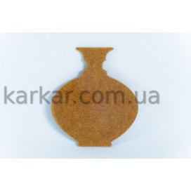 Амфора резная с узким горлышком. Z.MDF-ka-6