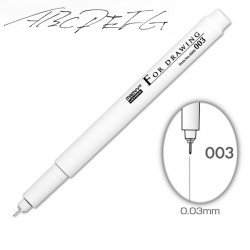 Мульти-лайнер, 0.03мм, чорний, 4600-S, Marvy