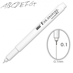 Мульти-лайнер, 0.1мм, чорний, 4600-S, Marvy