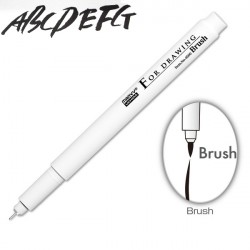 Мульти-лайнер, пензель, чорний, 4600-S, Marvy