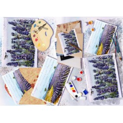 Папір для декупажу, Прованські пейзажі, 30,8*44см, 45г/м2