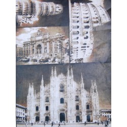 Папір для декупажу, Вічне місто, 30,8*44см, 45г/м2