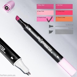 Маркер художній Graphmaster Pastel Pink 17