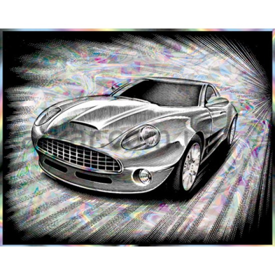 Фольга для гравюри "Голографія", А5 (229х152мм), HFB2, ESSDEE