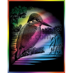 Фольга для гравюри "Веселка", А5 (229х152мм), RFB2,  ESSDEE