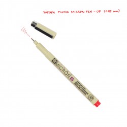 Лінер PIGMA Micron (0.5), 0,45мм, Червоний, Sakura Лінер PIGMA Micron (0.5), 0,45мм, Червоний, Sakura