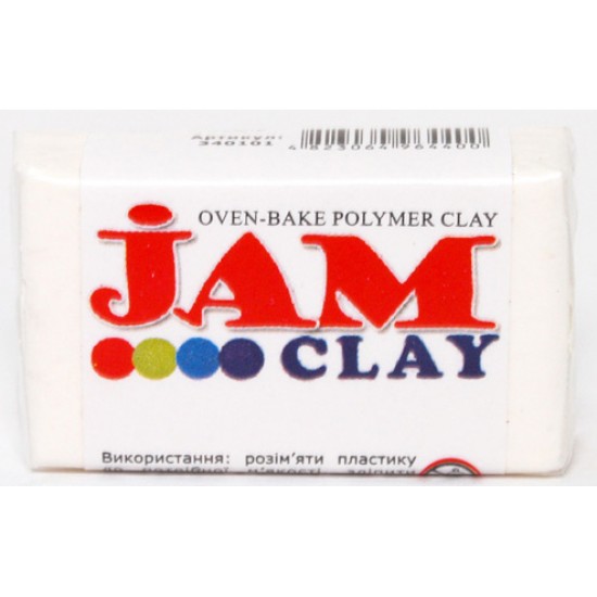 Пластика Jam Clay, Зефір (Білий), 20г