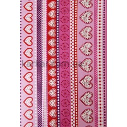 Папір з малюнком "Мереживо з сердець", А4 (21х29,7см), Рожевий, 300г/м2, Heyda Папір з малюнком "Мереживо з сердець", А4 (21х29,7см), Рожевий, 300г/м2, Heyda