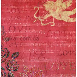 Набір паперу для скрапу, "Романтика 6", 30,5*30,5см, 190г/м2, 5 листів, Folia Набір паперу для скрапу, "Романтика 6", 30,5*30,5см, 190г/м2, 5 листів, Folia