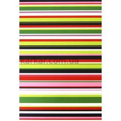 Папір з малюнком "Лінійки", А4 (21х29,7см), Червоно-зелений, 300г/м2, Heyda Папір з малюнком "Лінійки", А4 (21х29,7см), Червоно-зелений, 300г/м2, Heyda