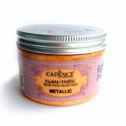 Cadence текстурна паста для тканини металік Fabric Metallic Relief Past, 150 мл, Золото Cadence текстурна паста для тканини металік Fabric Metallic Relief Past, 150 мл, Золото