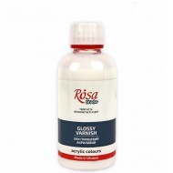 Лак акриловий глянцевий, 250 мл, ROSA Studio Лак акриловий глянцевий, 250 мл, ROSA Studio