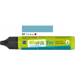 Вітражна паста Window Style Pen 29мл БІРЮЗОВИЙ Вітражна паста Window Style Pen 29мл БІРЮЗОВИЙ
