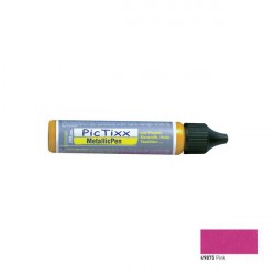 Контур в стикере Pic Tixx Metallic 29мл РОЗОВЫЙ Контур в стикере Pic Tixx Metallic 29мл РОЗОВЫЙ