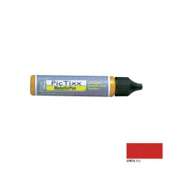 Контур в стикере Pic Tixx Metallic 29мл КРАСНЫЙ Контур в стикере Pic Tixx Metallic 29мл КРАСНЫЙ