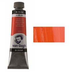 Фарба олійна VAN GOGH, (312) AZO Червоний світлий, 40 мл, Royal Talens Фарба олійна VAN GOGH, (312) AZO Червоний світлий, 40 мл, Royal Talens