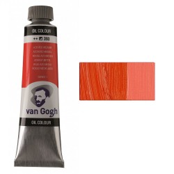 Фарба олійна VAN GOGH, (393) AZO Червоний середній, 40 мл, Royal Talens Фарба олійна VAN GOGH, (393) AZO Червоний середній, 40 мл, Royal Talens