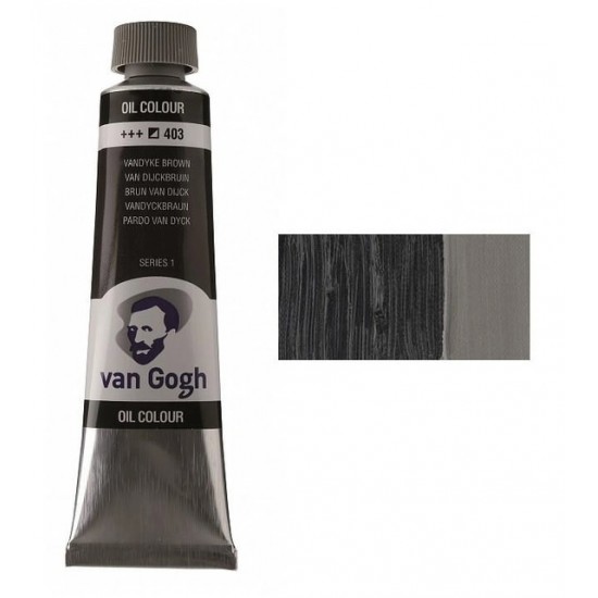Фарба олійна VAN GOGH, (403) Ван Дік коричневий, 40 мл, Royal Talens