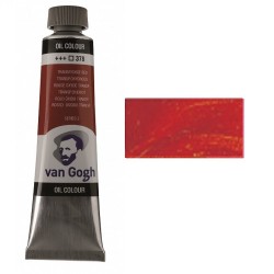Фарба олійна VAN GOGH, (378) Прозорий окис червоний, 40 мл, Royal Talens Фарба олійна VAN GOGH, (378) Прозорий окис червоний, 40 мл, Royal Talens
