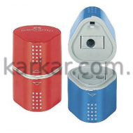 183801 СТРУГАЧКА GRIP2001 КОЛЬОРОВА 3 ОТВОРИ 2 КОНТЕЙНЕРА