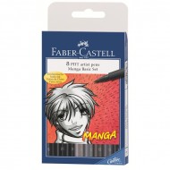 167107  РУЧКА РІТТ НАБІР 8ШТ. "MANGA"