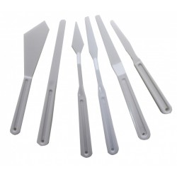 Набір пластикових мастихінів, (6шт.), DK11427, D.K.Art & Craft