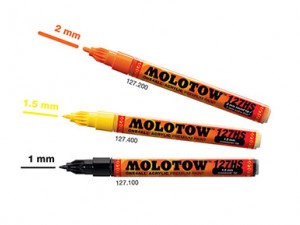 Акрилові маркери MOLOTOW серії 127HS ONE4ALL Акрилові маркери MOLOTOW серії 127HS ONE4ALL