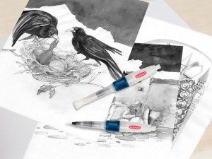 Пензлі з резервуаром: які є і чим відрізняються Пензлі з резервуаром: які є і чим відрізняються